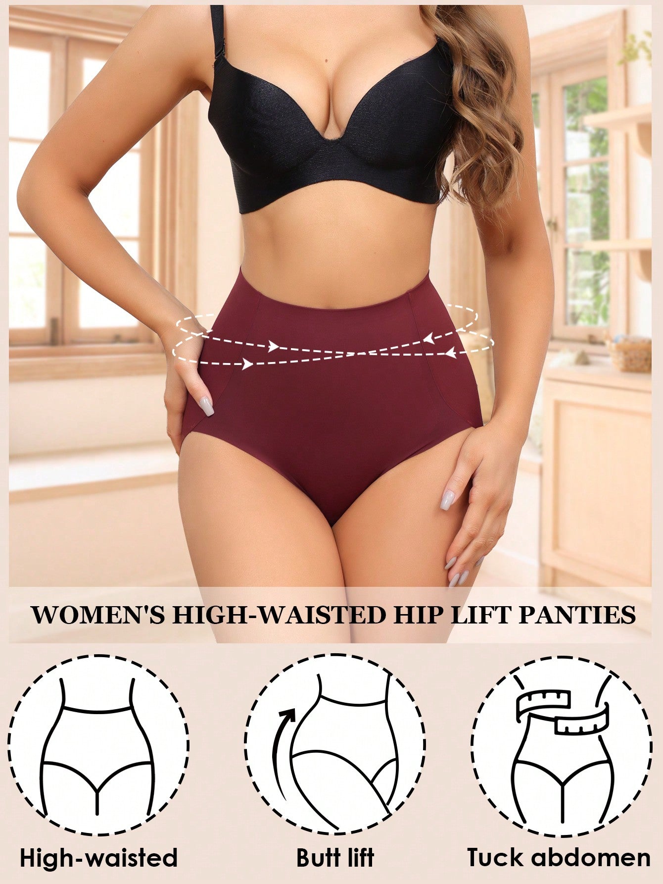 4-Pack Multi Color Women Tummy Control Underwear High Waisted Seamless Panties No Show Postpartum Briefs S-XXL
