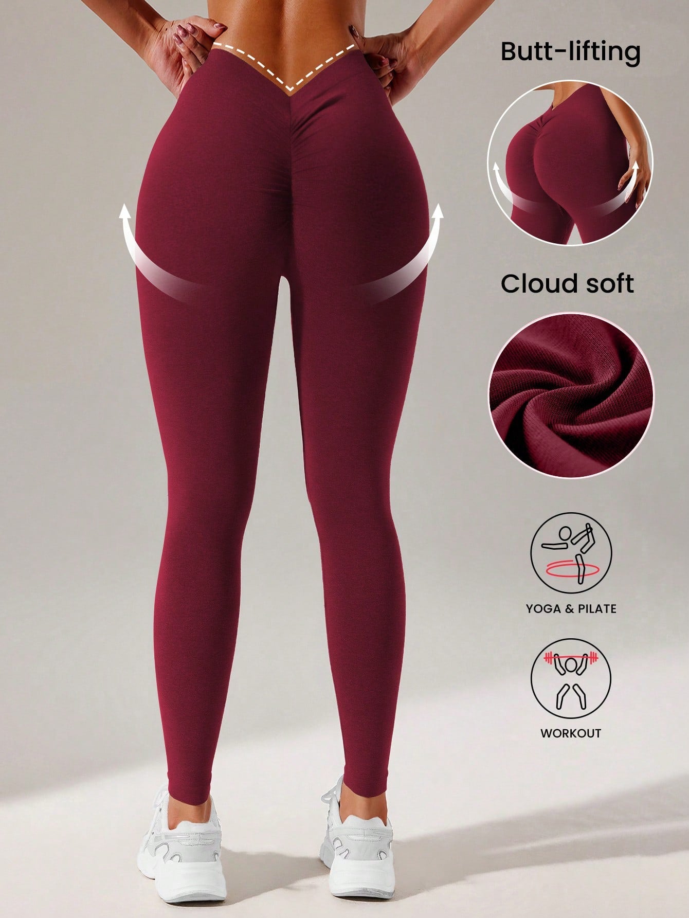 SHEIN Seamless Sports Leggings For Chinese New Year