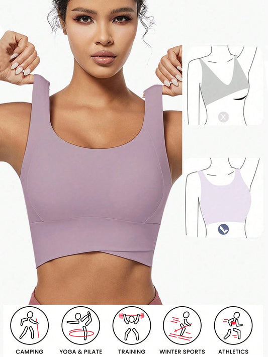 Yoga Tank Tops Breathable Sports Bra With Shockproof And Gathered Function Giving You A Beautiful Back Shape Workout Tank Gym Top