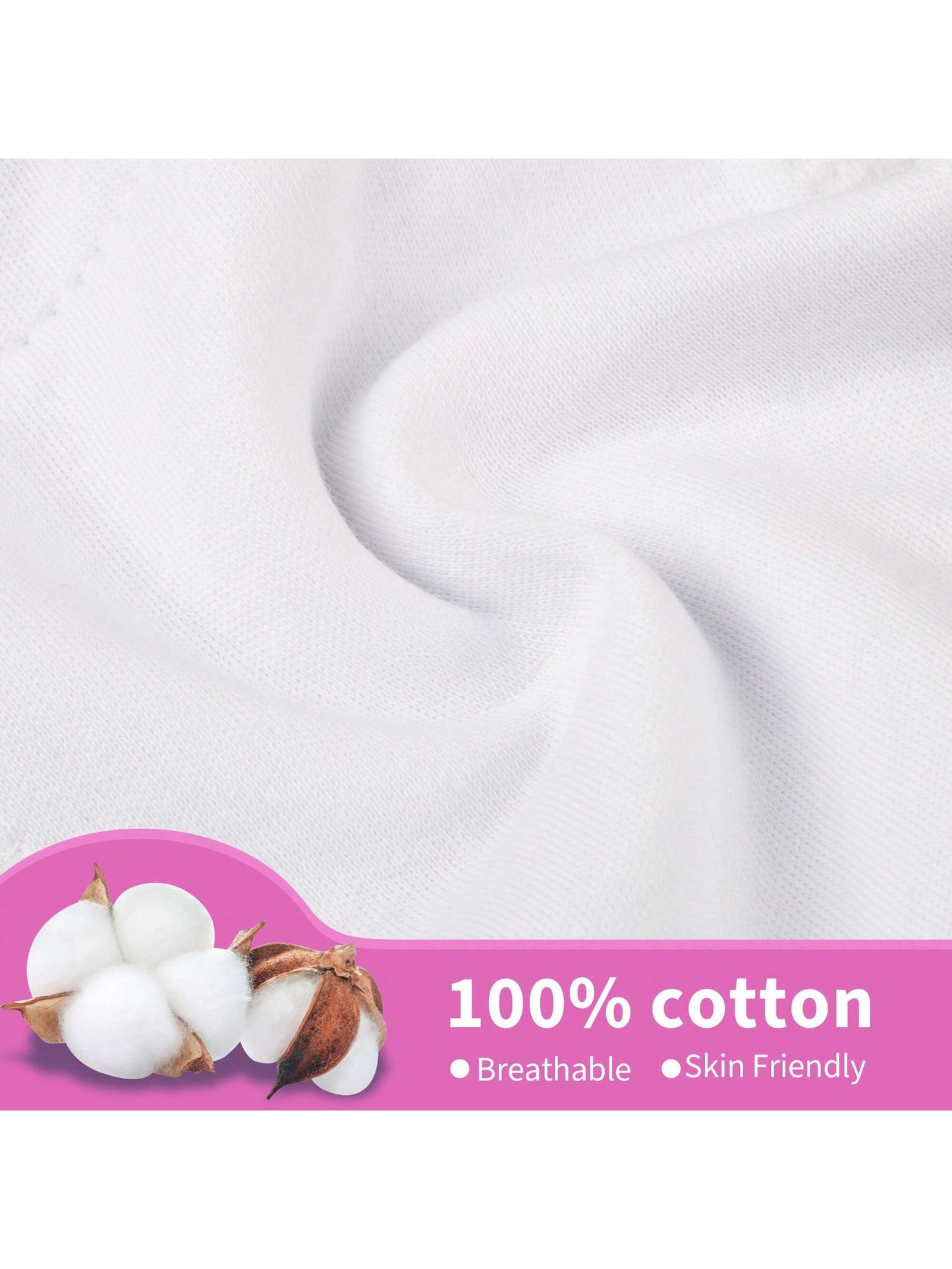 10-Pack Baby Girls' Potty Training Pants, 100% Cotton Absorbent Training Underwear For Toddlers, Soft & Comfortable, 12 Months - 5 Years