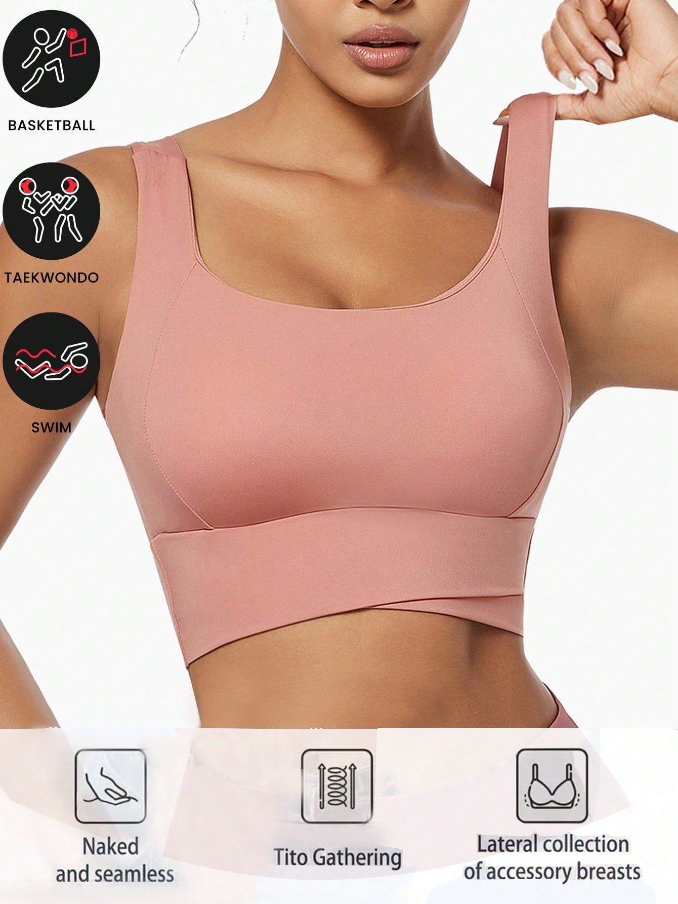 Yoga Tank Tops Breathable Sports Bra With Shockproof And Gathered Function Giving You A Beautiful Back Shape Workout Tank Gym Top