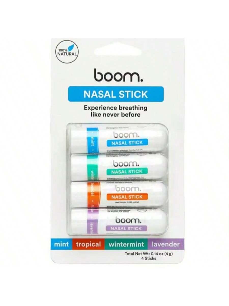 Nasal Stick: Free Your Nose | Featured On SharkTank | Powerful Essential Oils With Vapor Flow Technology | Breathe In Life,Holiday Essentials.(1ct )