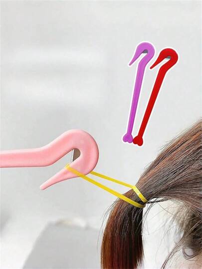 1pc Elastic Hair Band Remover Hair Ties Hair Accessories Tools For Girls Ideal Choice For Gifts
