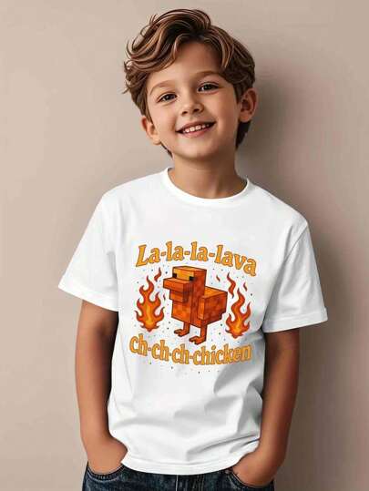 New And Exciting Games With Stunning Patterns, Popular Children's T-Shirts, Fashionable Children's Cool Tops, And T-Shirts